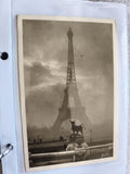 Carte postale CPA Paris Tour Eiffel statue taureau photo Yvon