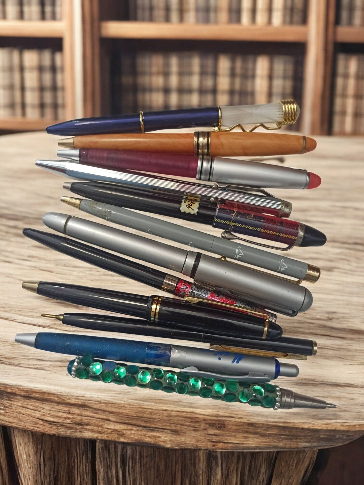 Lot stylos anciens vintage années 60-80 mixte bureau rétro occasion