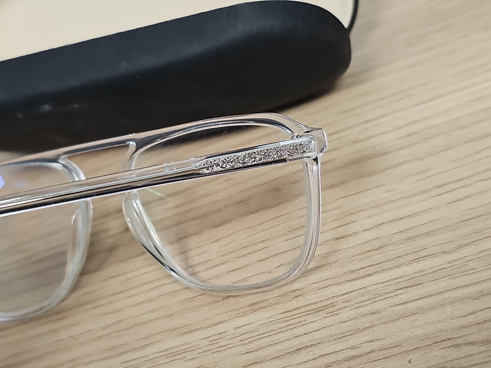 Lunettes de vue vintage OP292 monture transparente rétro années 80
