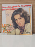 Vinyle 45 tours ancien Linda de Suza rétro collection chanson française vintage
