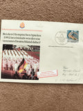 Enveloppe premier jour JO 1992 Allemagne unifiée timbre Berlin philatélie