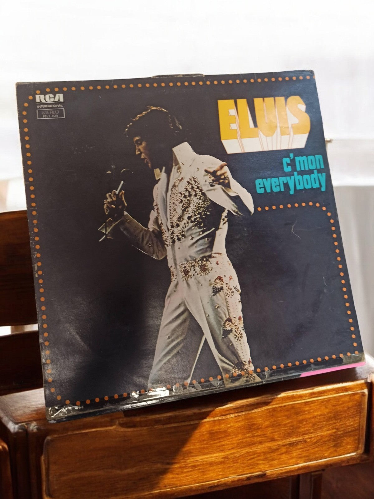 Vinyle 33 tours Elvis Presley C'mon Everybody RCA vintage rétro LP