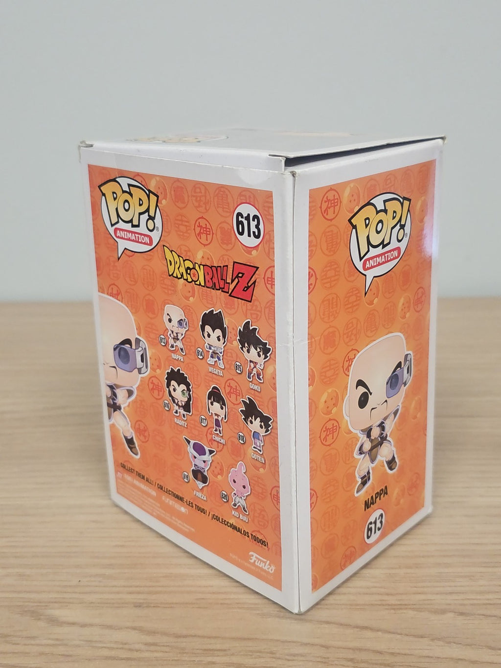 Funko Pop Dragon Ball Z Nappa 613 figurine officielle neuve Funko emballage d?or