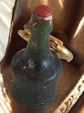 Porte-clés bouteille alcool miniature France vintage rétro publicitaire