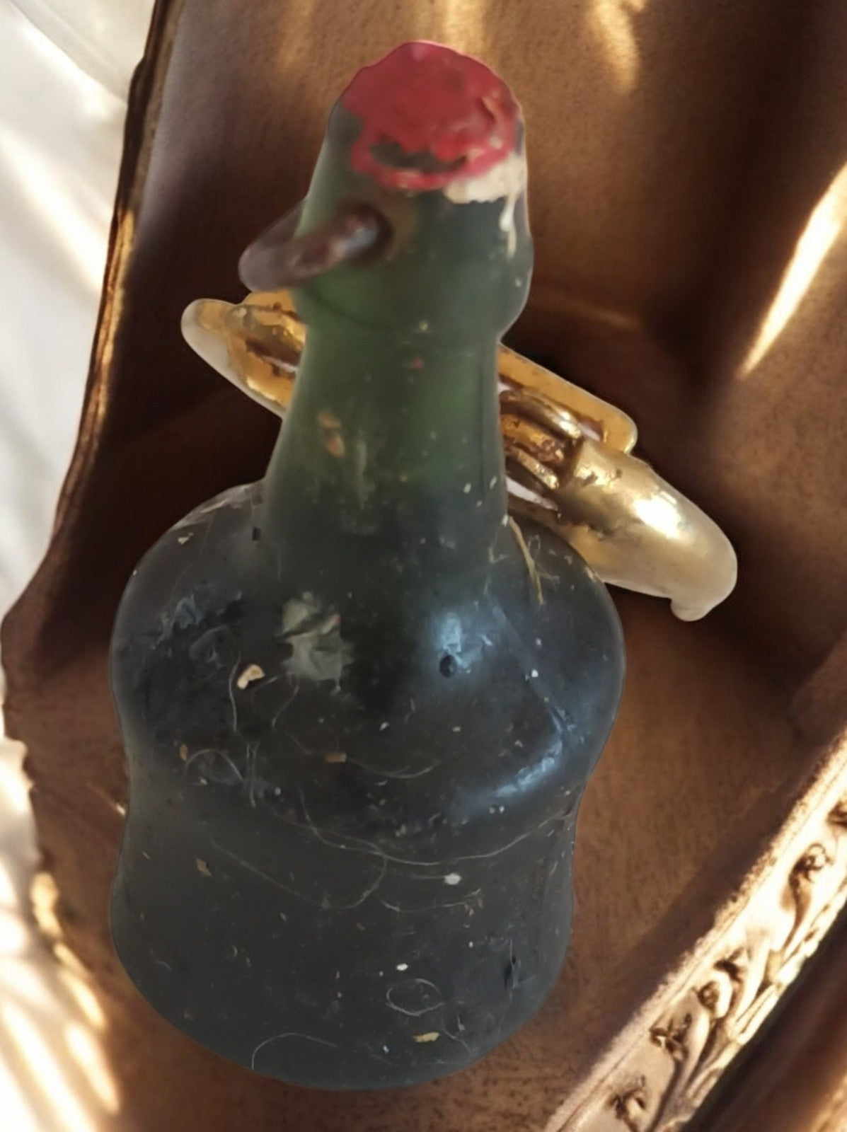 Porte-clés bouteille alcool miniature France vintage rétro publicitaire