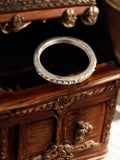Bague vintage fantaisie créateur, anneau strassé, taille 61