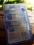 Patron couture vintage Prima robe décolletée 1997 ancien rétro tailles 38-46