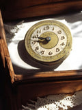 Montre de gousset mécanique Rival ancienne cadran doré vintage à restaurer