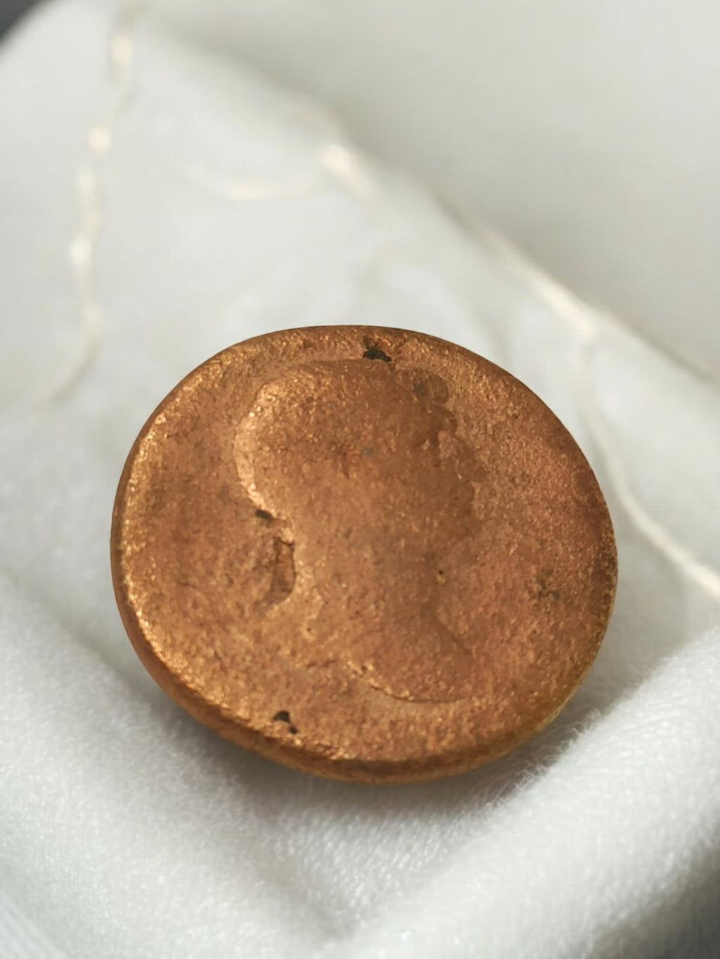 Monnaie romaine bronze grand format très usée époque impériale authentique