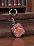 Porte-clés vintage Fromage POK métal publicitaire rétro ancien accessoire déco