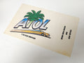 Vintage autocollant publicitaire ancien Atol grand format rétro collection déco