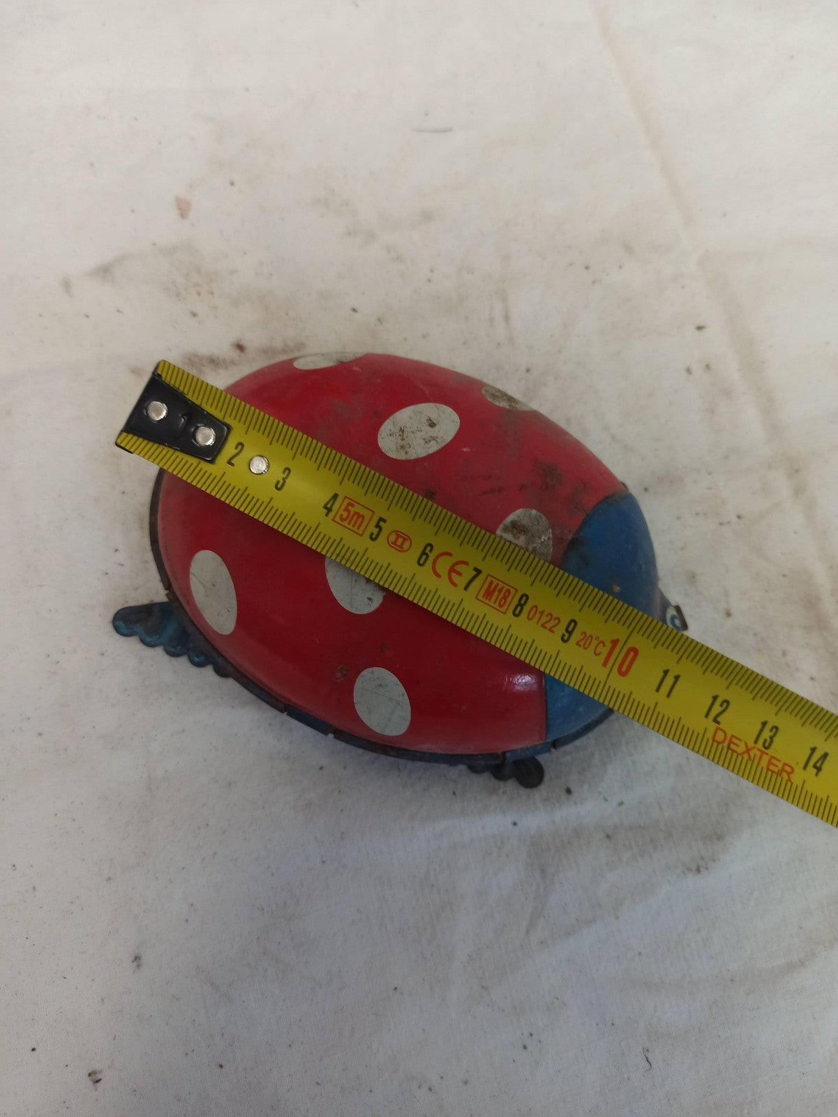 Coccinelle mécanique vintage Joustra années 50 jouet ancien ladybird rétro