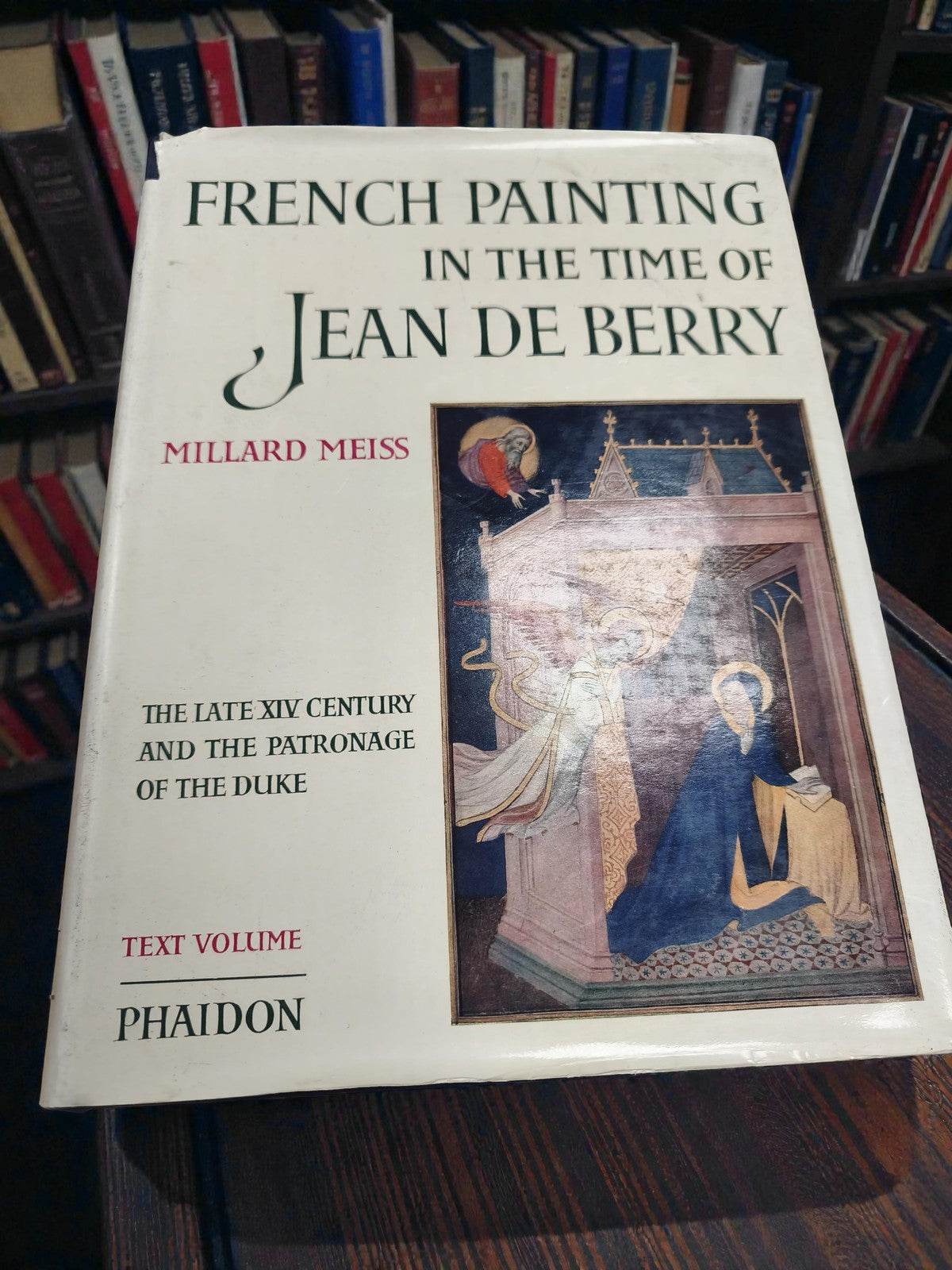 Livre ancien French Painting Time Jean De Berry art médiéval rare vintage