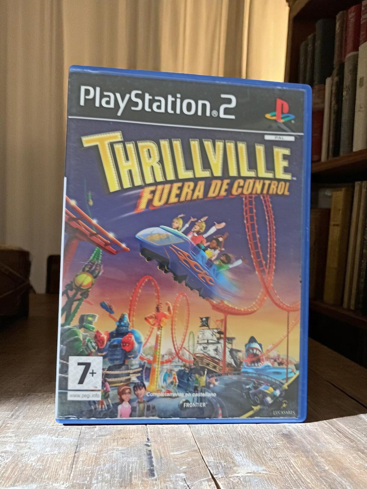 Jeu PS2 Thrillville Fuera de Control complet vintage rétro PAL
