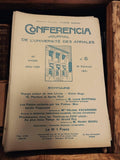 Journal universitaire Conférencia 1921 Université des Annales ancien revue vinta