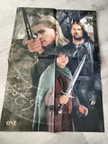 Poster Le Seigneur des Anneaux ONE Aragorn Legolas Frodon film fantasy