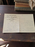 Lettre manuscrite ancienne 1943 La Protectrice Paris ? Guerre 39-45, corresponda