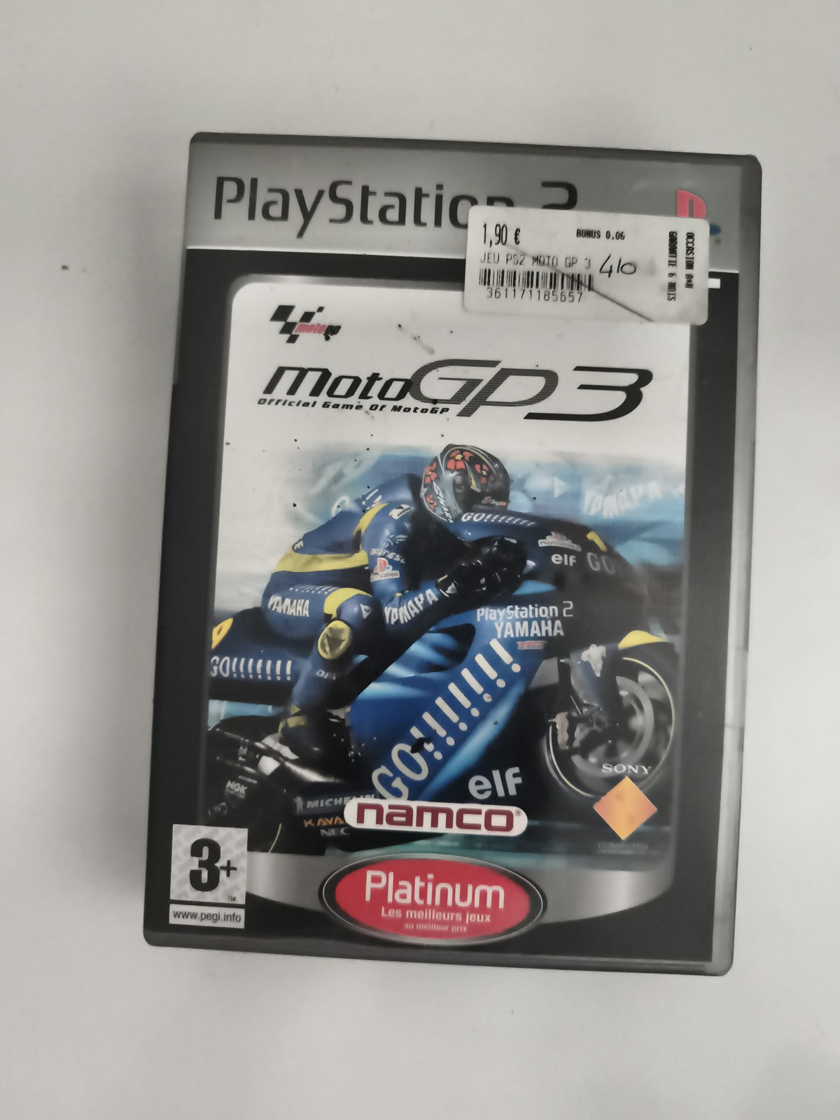 Jeu PS2 MotoGP 3 Platinum PlayStation 2 Namco moto course