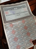 Action au porteur Corporation Minière du Mexique 1923 document financier ancien
