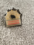 Pin's vintage Overture Mammouth logo mammouth, badge ancien publicitaire (Ref 7)