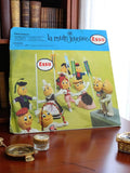 Disque vinyle Esso "La route joyeuse" vintage pochette mascottes rétro