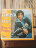 Disque vinyle 45 tours Frédéric François San Francisco Vogue vintage rétro