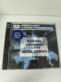 CD Brahms Symphonies 1-4 Antal Dorati Mercury Living Presence 2 disques