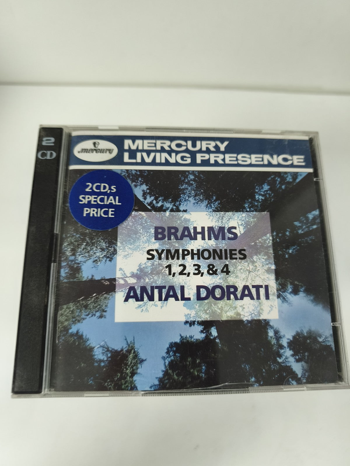 CD Brahms Symphonies 1-4 Antal Dorati Mercury Living Presence 2 disques
