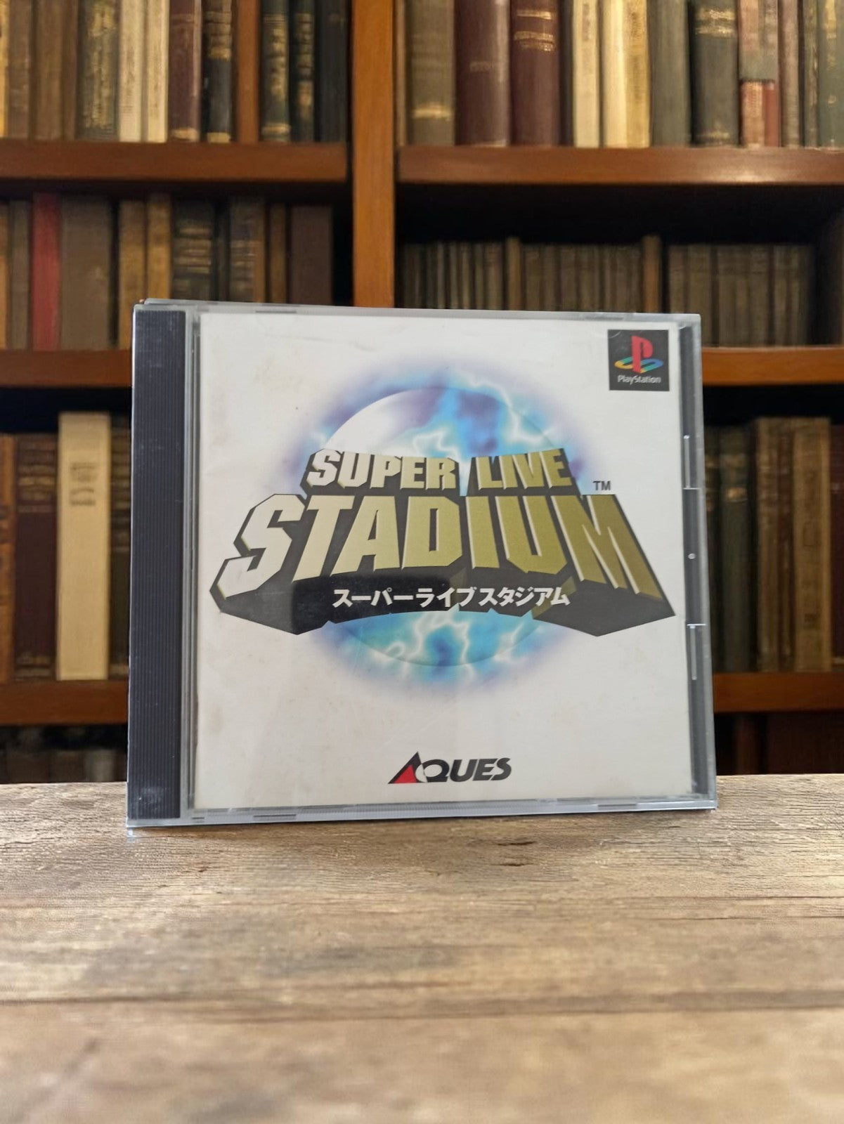 Jeu PS1 Super Live Stadium import japonais vintage PlayStation Aques