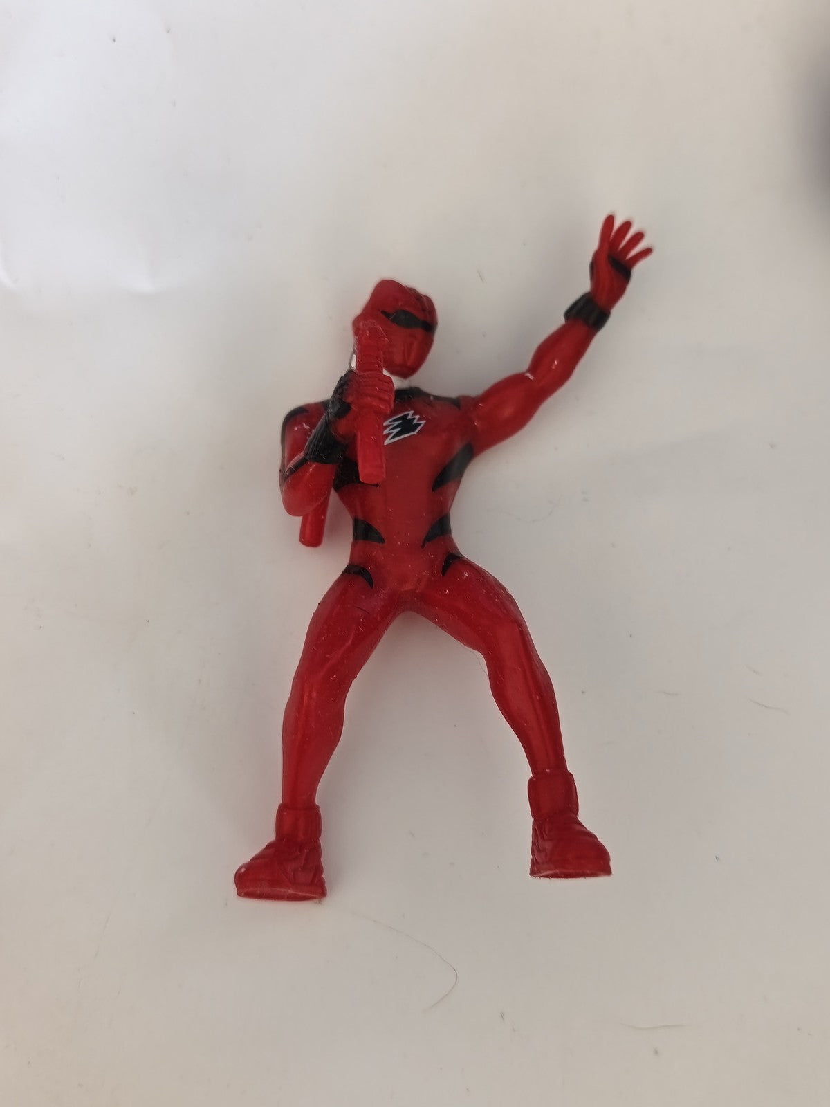 Power Rangers Jungle Fury Figurine Tigre Rouge Red Ranger articulée d?occasion