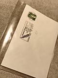Lettre oblitérée Festival du Film Cannes 1970 Marianne timbre vert philatélie (R