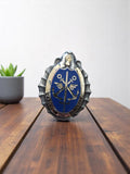 Broche Cabinet du Ministre vintage blason émaillé bleu insigne ancien