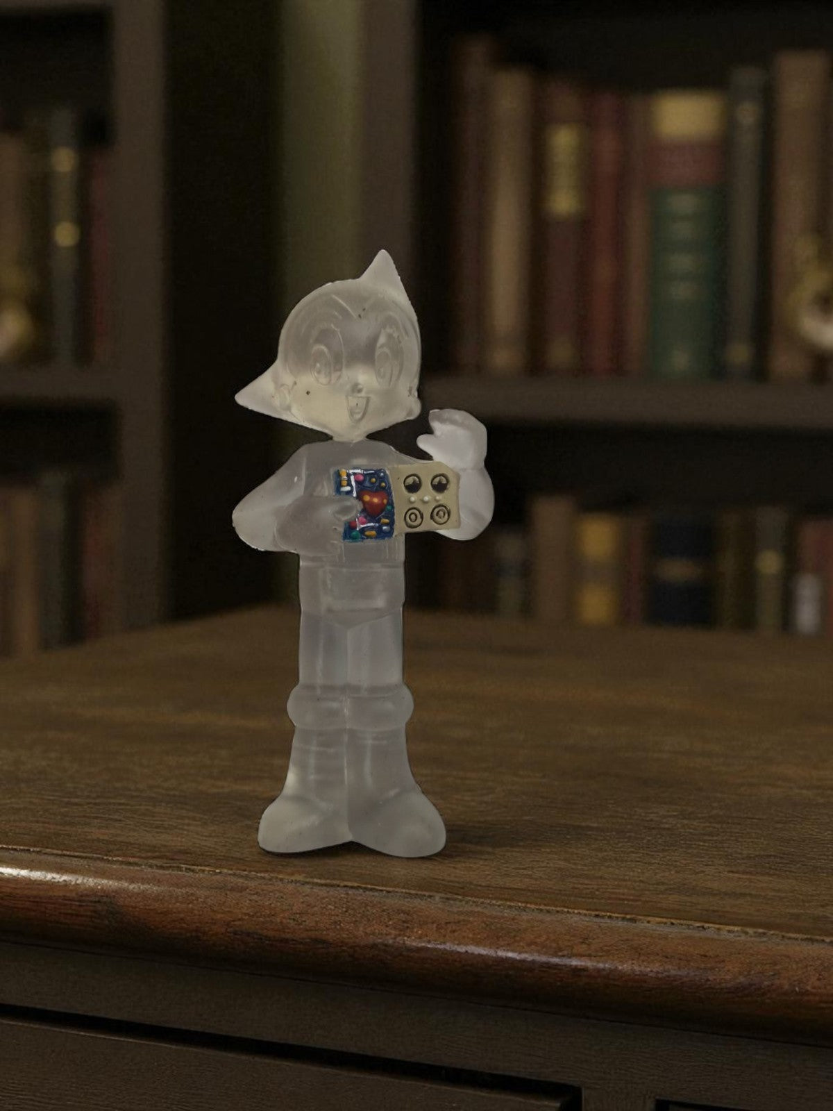 Figurine Astroboy transparente Gashapon Osamu Tezuka manga robot déco