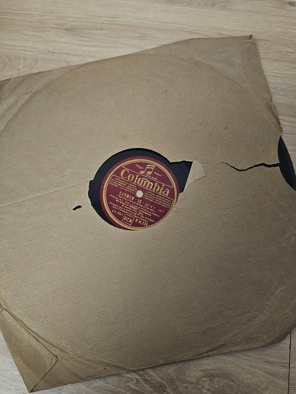 Vinyle 33 tours rétro ancien, disque vintage collection musique occasion rare