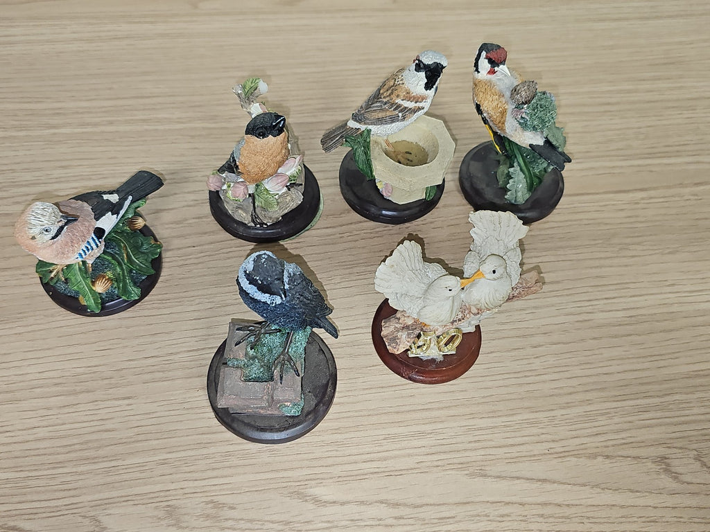 Statues oiseaux décoratives The Country Bird Collection figurines animalières