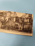 Carte postale ancienne Saint-Quentin ruines Guerre 14-18 animée collection