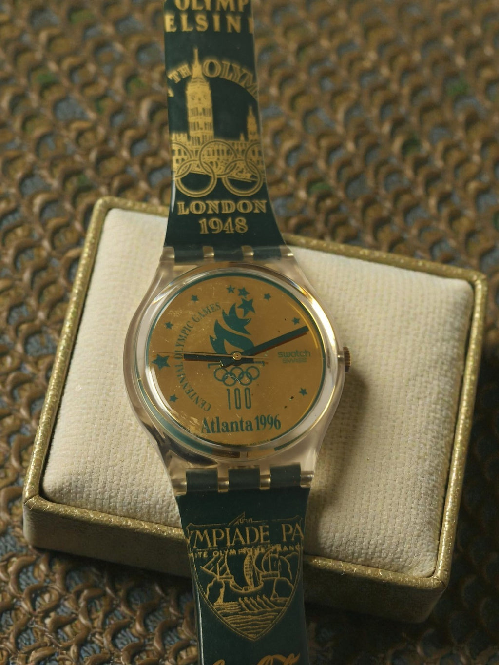 Montre Swatch Atlanta 1996 vintage GZ136 Jeux Olympiques collector