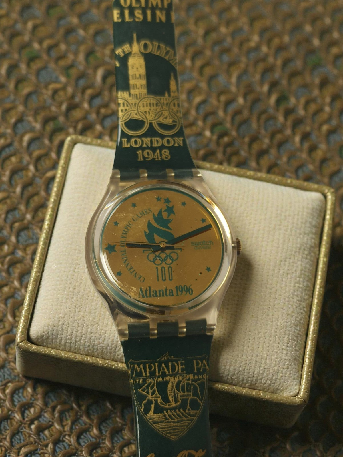 Montre Swatch Atlanta 1996 vintage GZ136 Jeux Olympiques collector