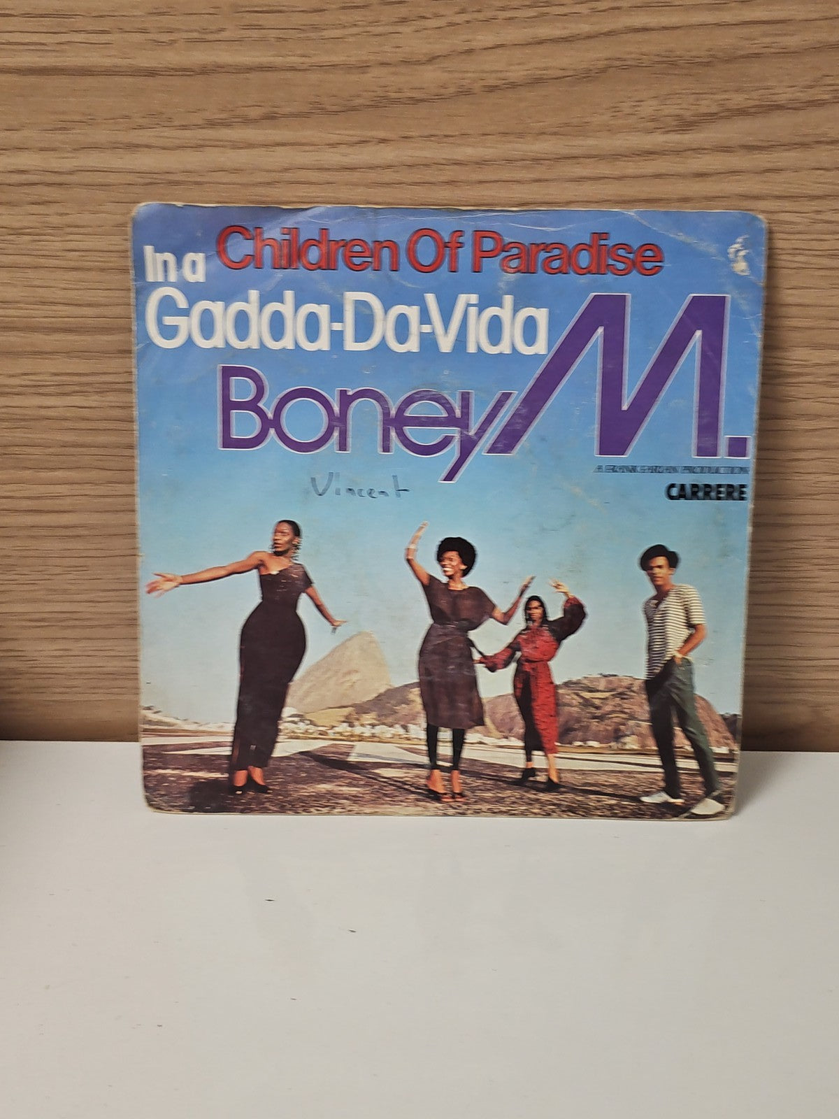 Vinyle 45 tours rétro Boney M ancien disque collector vintage musique années 70