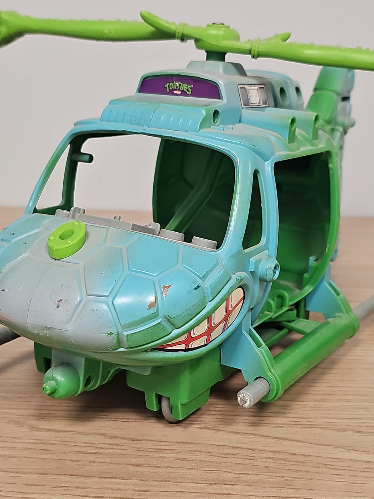 Hélicoptère ancien Tortues Ninja TMNT jouet rétro vintage collection années 80
