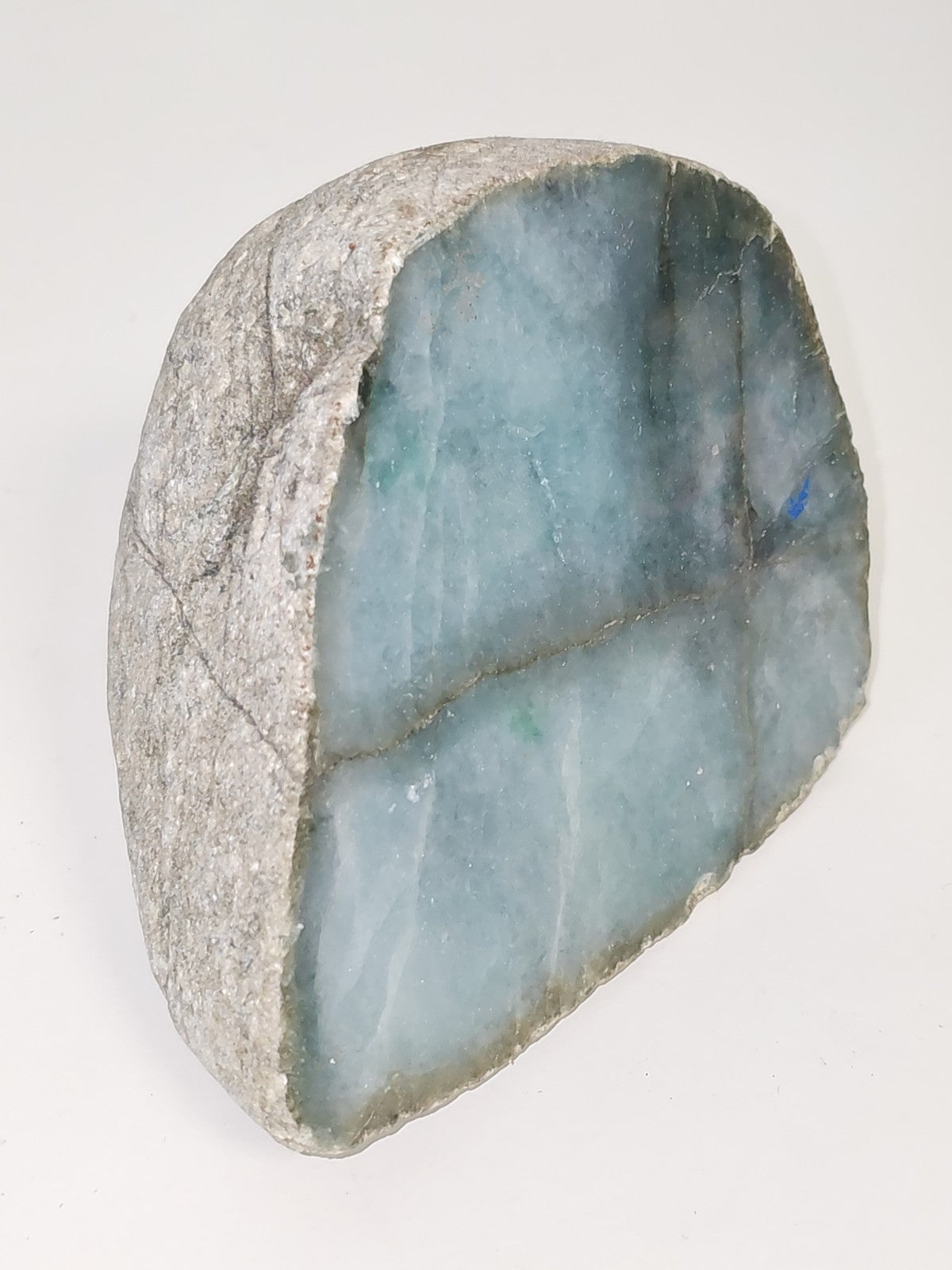 Ancienne pierre de jade Birmanie vintage, grosse gemme naturelle collection