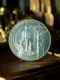 Médaille souvenir Avignon Cathédrale Notre Dame des Doms, aspect métallique, his