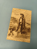 Carte postale ancienne Les Chansons de Botrel illustrées Patou berger Bretagne