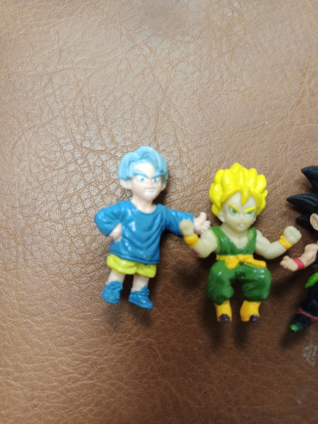 Figurines Dragon Ball Z vintage rétro, lot 3 personnages, jouets anciens