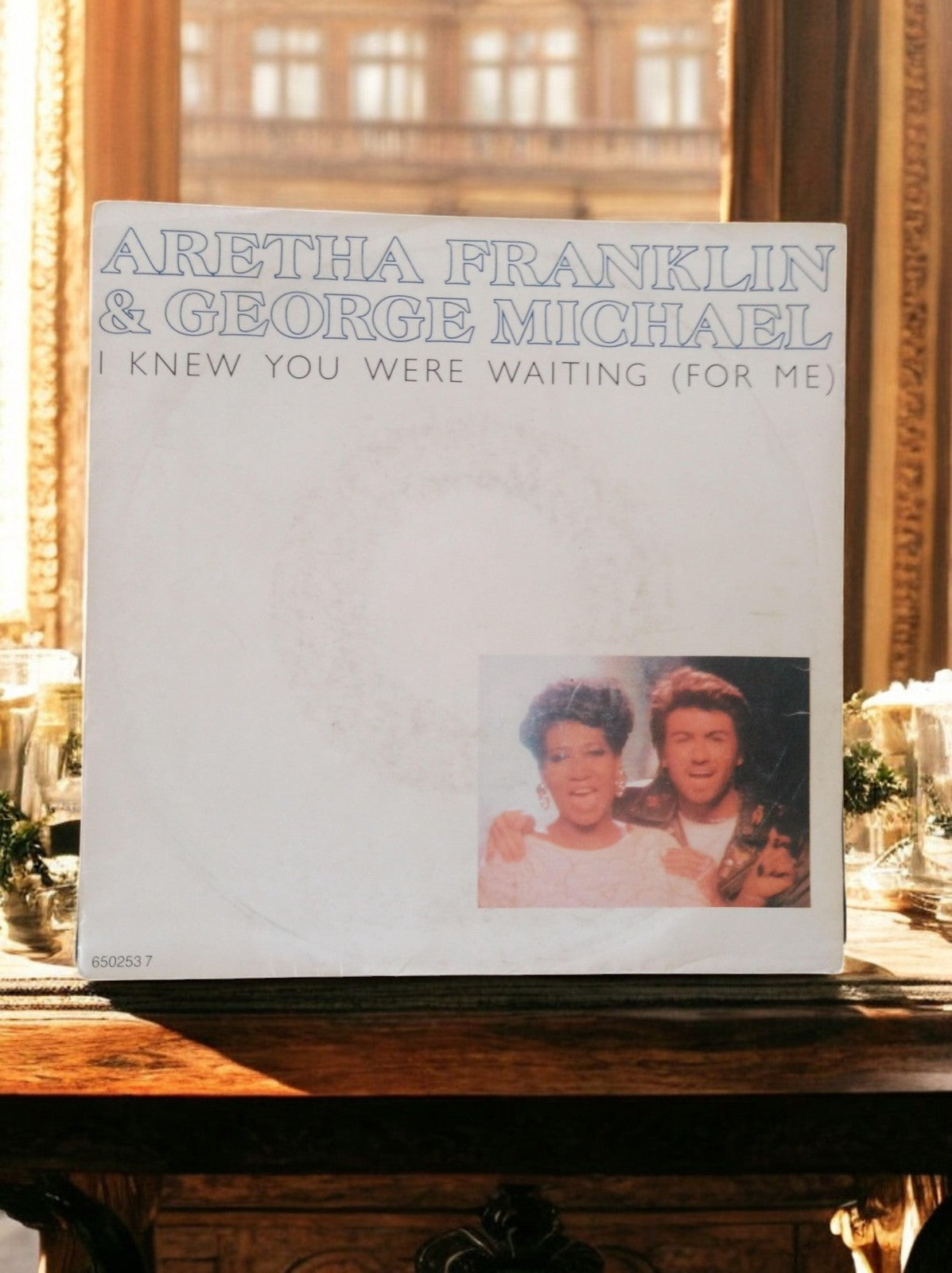 Vinyle 45T Aretha Franklin George Michael I Knew You Were Waiting maxi single