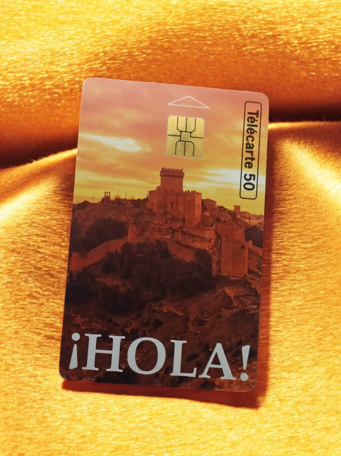 Télécarte 50 unités ¡HOLA! Espagne vintage carte téléphonique rétro collection