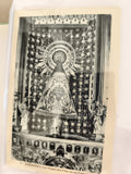 Carte postale ancienne Zaragoza Virgen del Pilar CPA noir et blanc Espagne