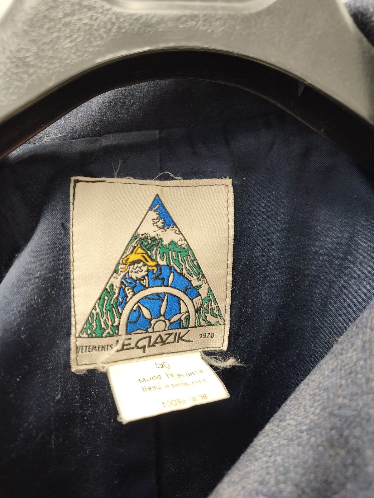 Vintage blouson femme Le Glazik taille 50 veste rétro ancienne collection rare