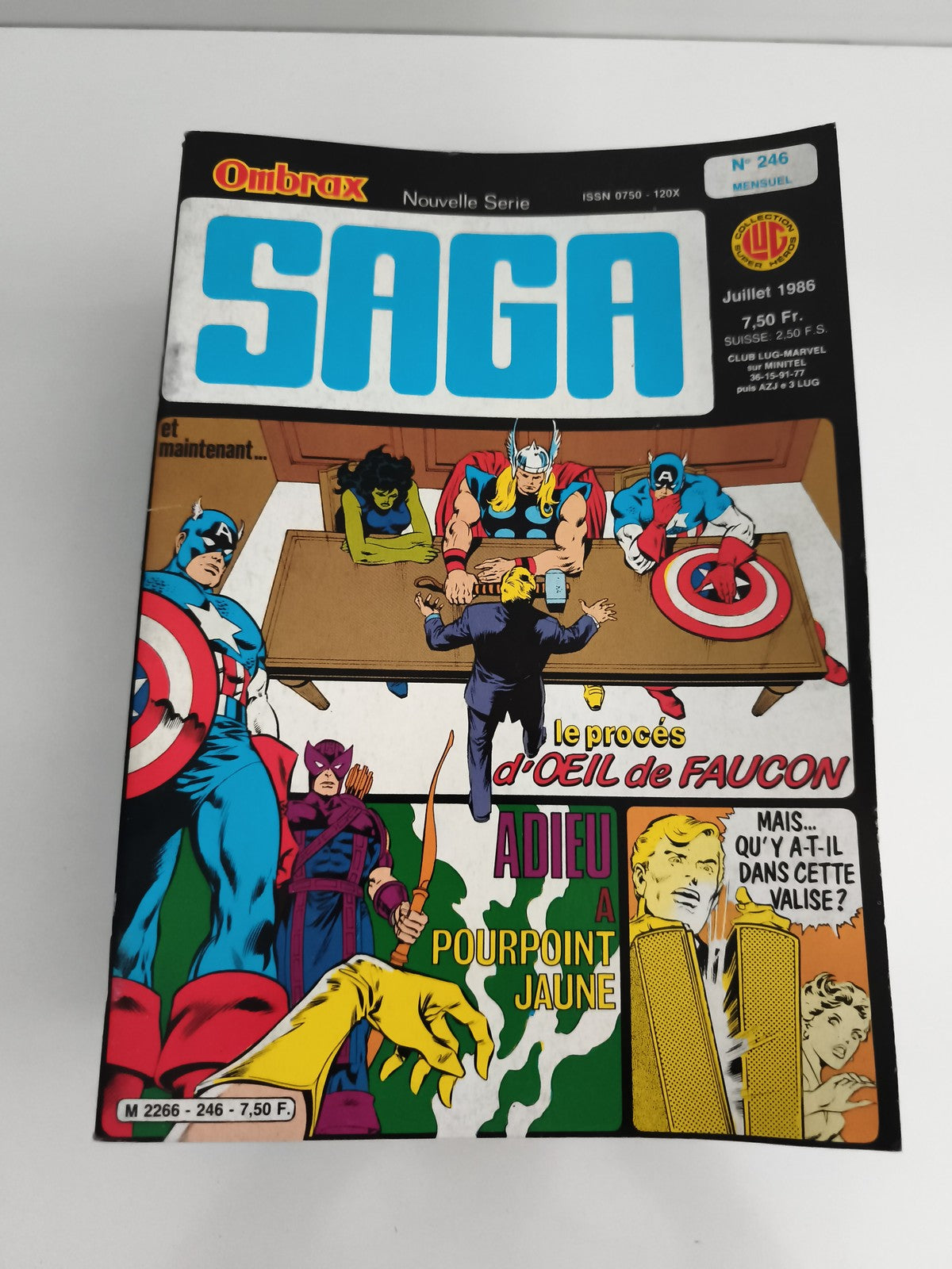 Comic Ombrax Saga n°246 juillet 1986 Marvel ancien très bon état vintage