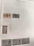 Timbres anciens Saint-Pierre-et-Miquelon lot x6 oblitérés RF poste vintage